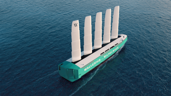Wind-Powered RoRo Vessel Sailing by 2025